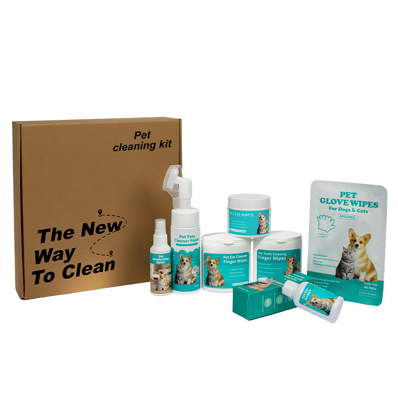 Pet Moisturizing Cleaning Wipes Gift Box