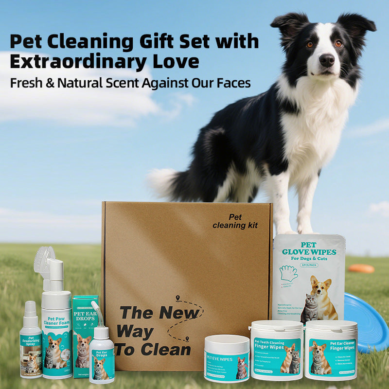 Pet Moisturizing Cleaning Wipes Gift Box
