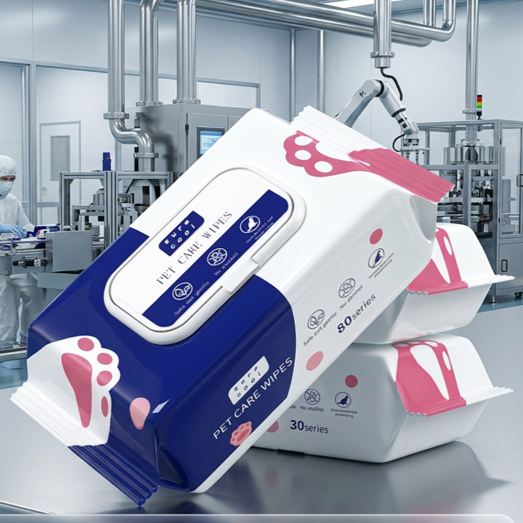 Pet Cleaning Wet Wipes Herbal Scent