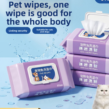 Pet Cleaning Wet Wipes Herbal Scent