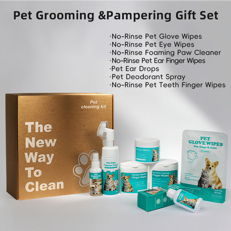 Pet Moisturizing Cleaning Wipes Gift Box