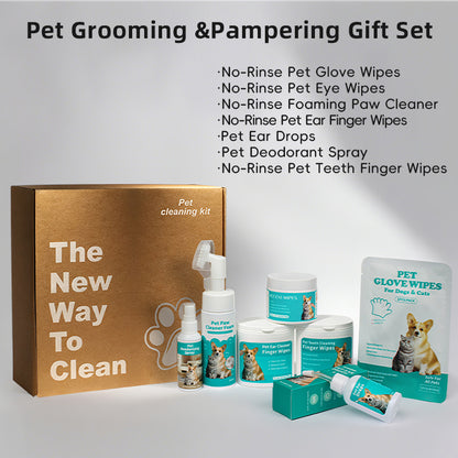 Pet Moisturizing Cleaning Wipes Gift Box