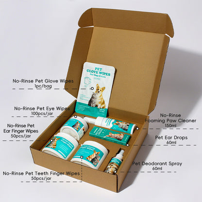 Pet Moisturizing Cleaning Wipes Gift Box