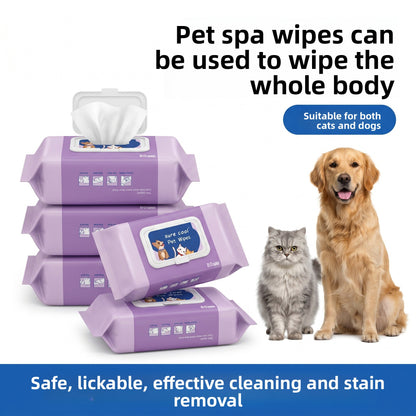 Pet Cleaning Wet Wipes Herbal Scent