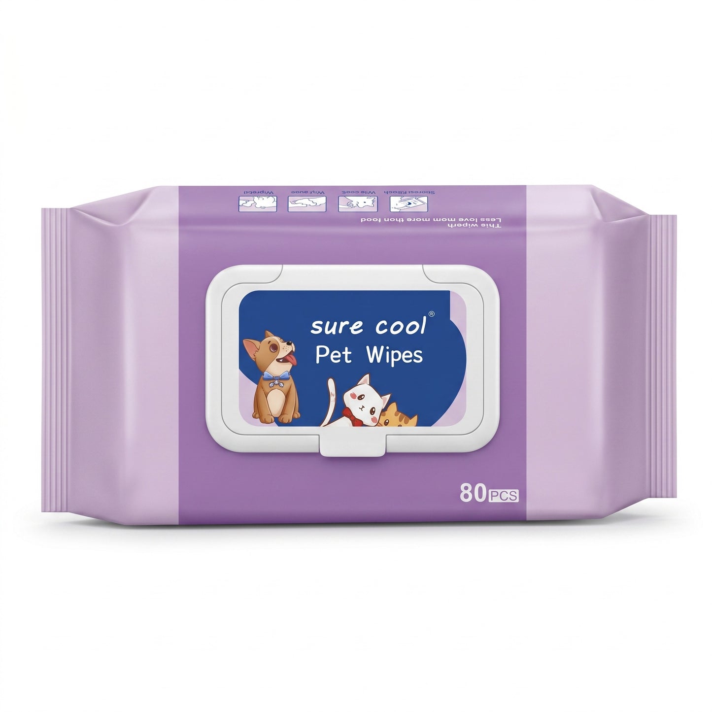Pet Cleaning Wet Wipes Herbal Scent